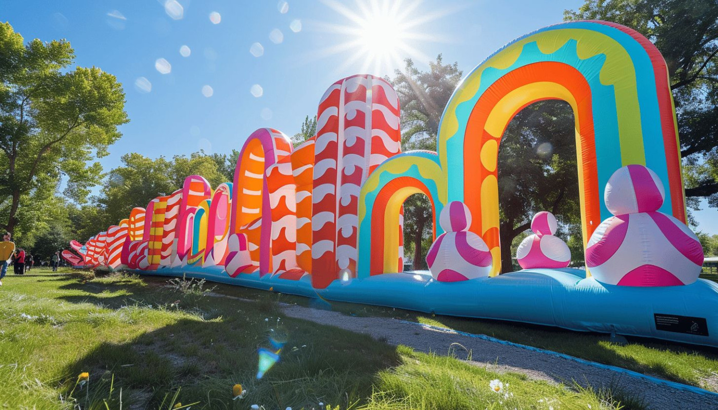 Avantages des structures gonflables pour une visibilité maximale en extérieur