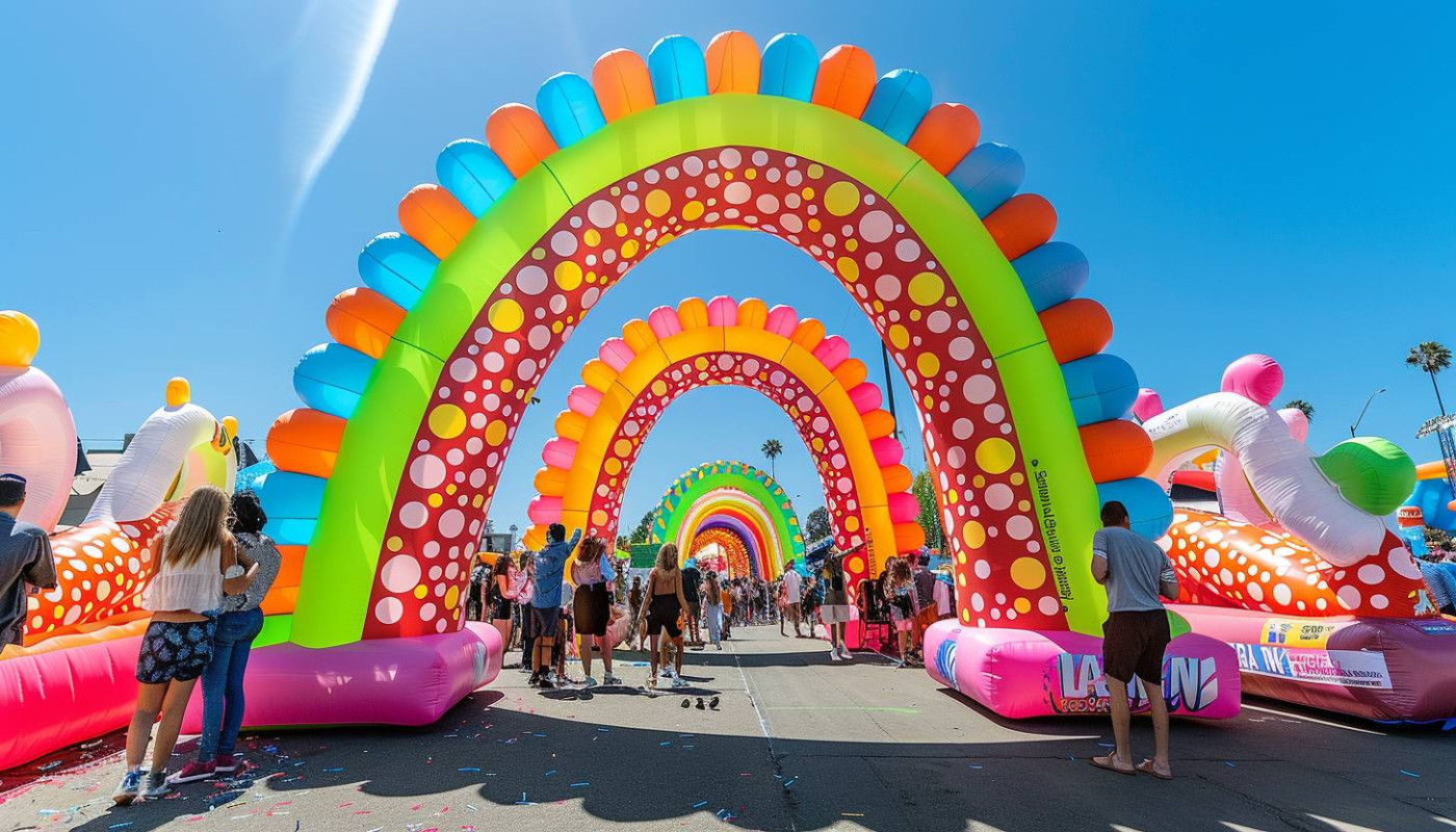 Comment les structures gonflables révolutionnent la publicité événementielle